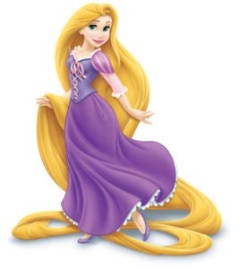 Rapunzel jogue os seus cabelos